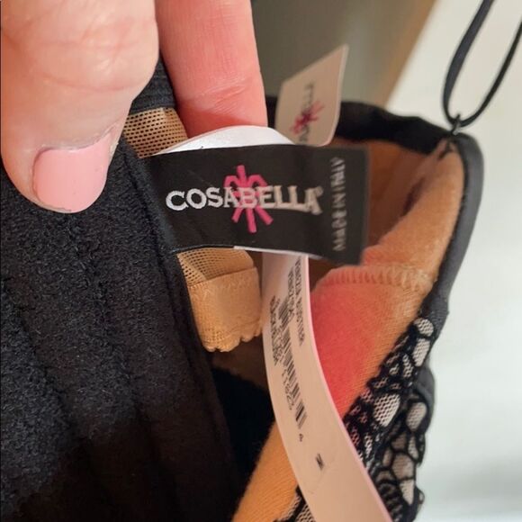 Cosabella Lingerie Venezia Bustier size medium black shapewear New - Picture 13 of 16